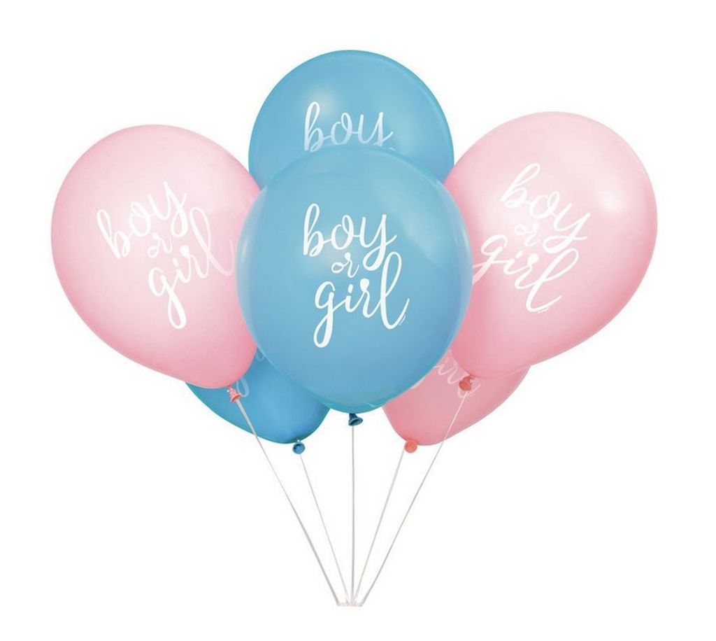 Latexové balónky Gender reveal - Boy or Girl - Kluk nebo Obrázek produktu 