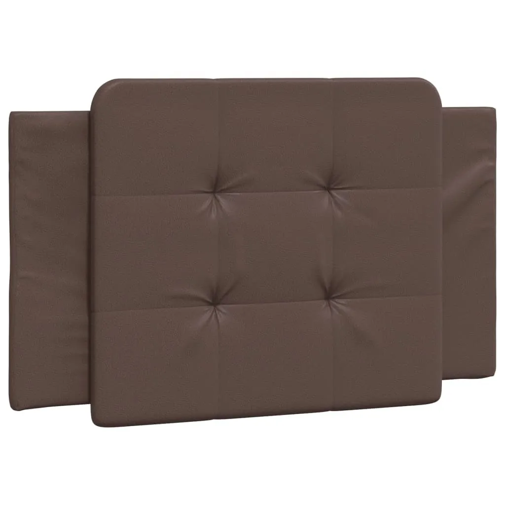 SYFAX™ Cuscino Testiera Zadar Marrone 80 cm in Pelle finta