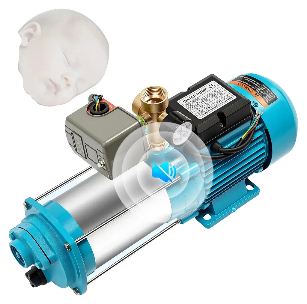 Pompe centrifuge bleue UE avec débit d'eau efficace et sécurité intégrée