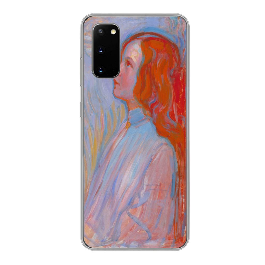 MuchoWow Handyhülle Schutzhülle Hülle für Samsung Galaxy S20 Hingabe - Piet Mondrian Silikon Softcase Handy Hülle - Bild