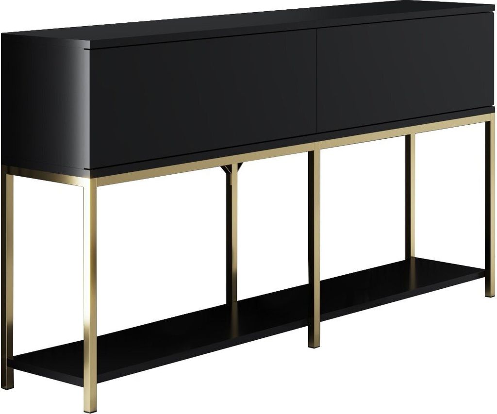 Skye Decor, Lord - Black, Gold, Armoires de salon, noir, Image du produit 