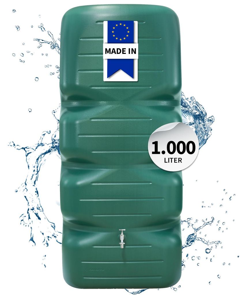 GARANTIA CUBUS tuintank 1000 L donkergroen Productafbeelding 