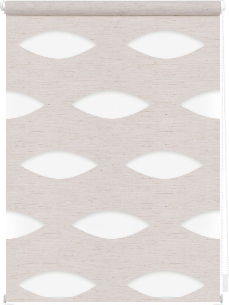 Lichtblick Duo Rollo Ellipse Klemmfix, ohne Bohren Natur, 150 cm, 100 cm x 150 cm (B x L)