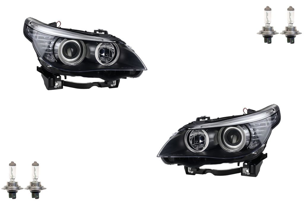 Johns, Scheinwerfer Set Halogen passend für BMW 5er E60 E61 Produktbild 