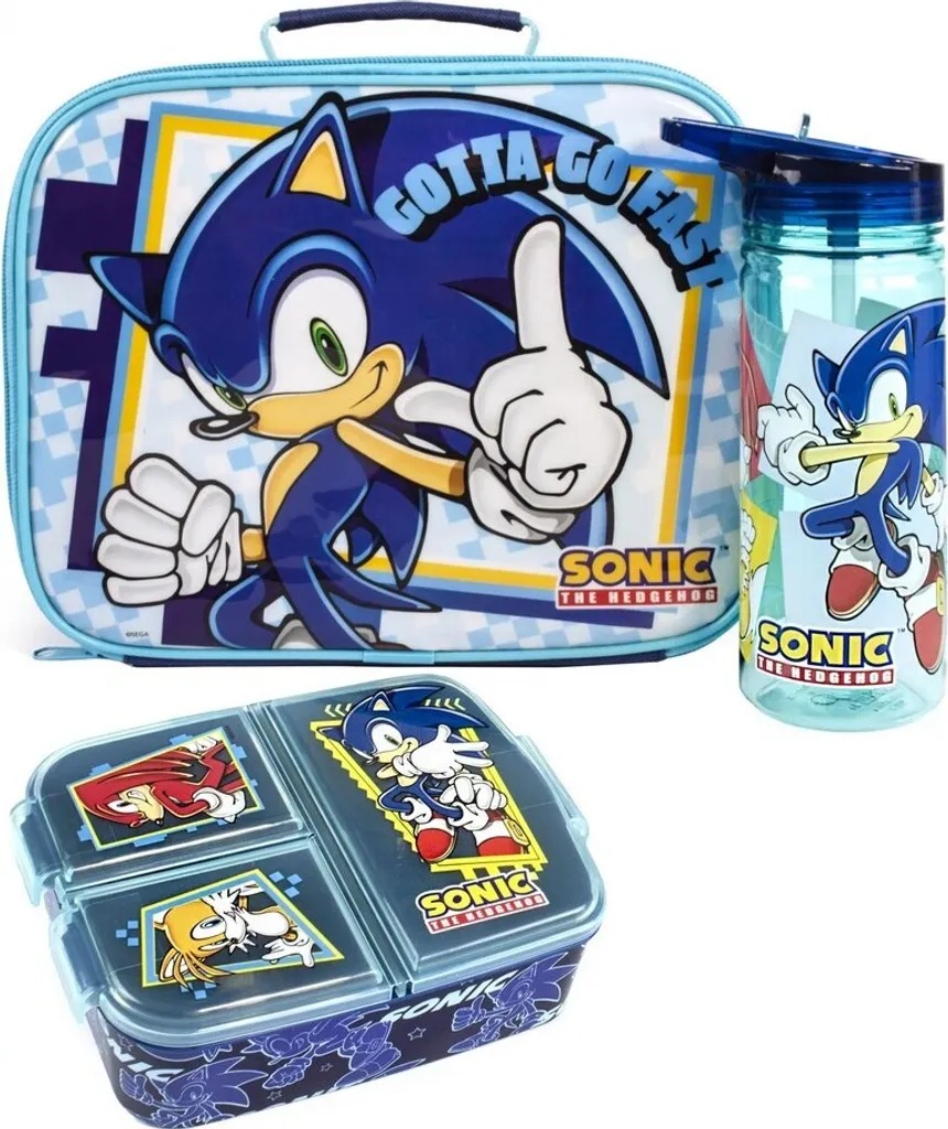 Kit Pranzo Sonic per Bambini: Recensione Borsa Termica e Borraccia