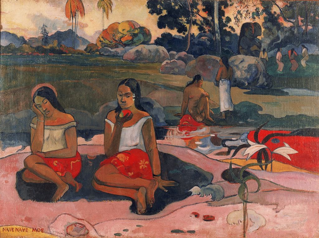 Legendarte - Kunstdruck auf Leinwand - Nae Nave moe (Heiliger Frühling) Paul Gauguin - Wanddeko, Canvas cm. 60x80