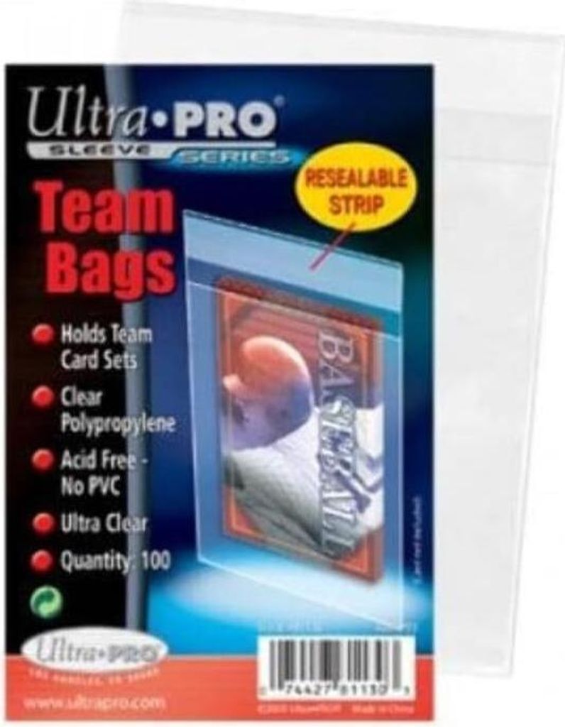 Ultra Pro - Team Bags - Resealable Sleeves (100)