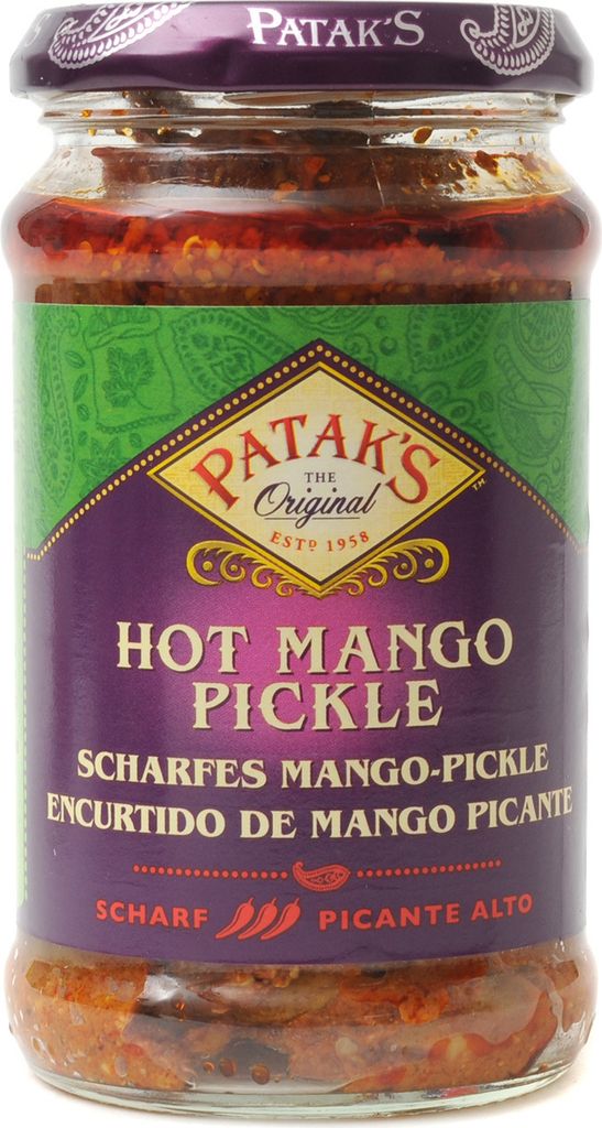 Patak's - Hot Mango Pickle - extra scharf - 283g Produktbild 