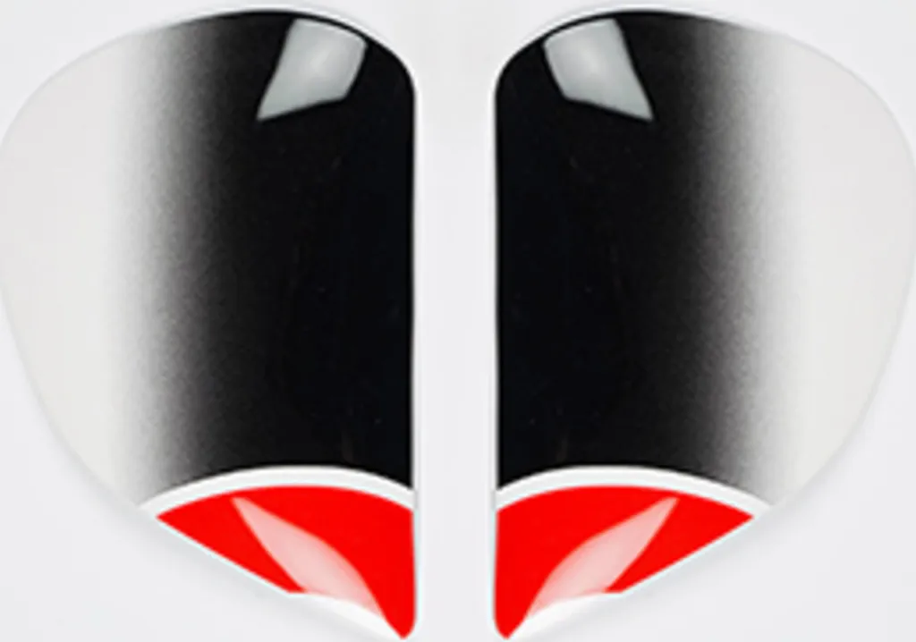 Holderset Arai SAJ DNA White : Kit Platines pour Casque intégral Blanc