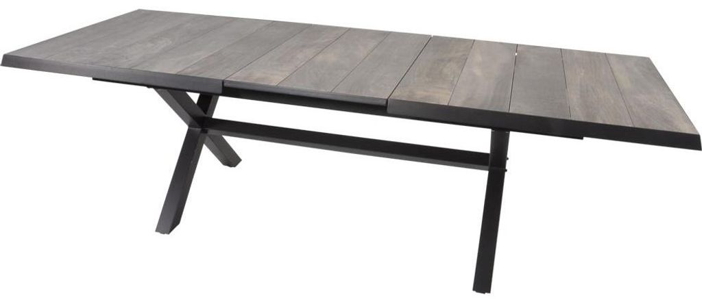 Lesli Living - Gartentisch Castilla - Anthrazit - 204x102x77cm