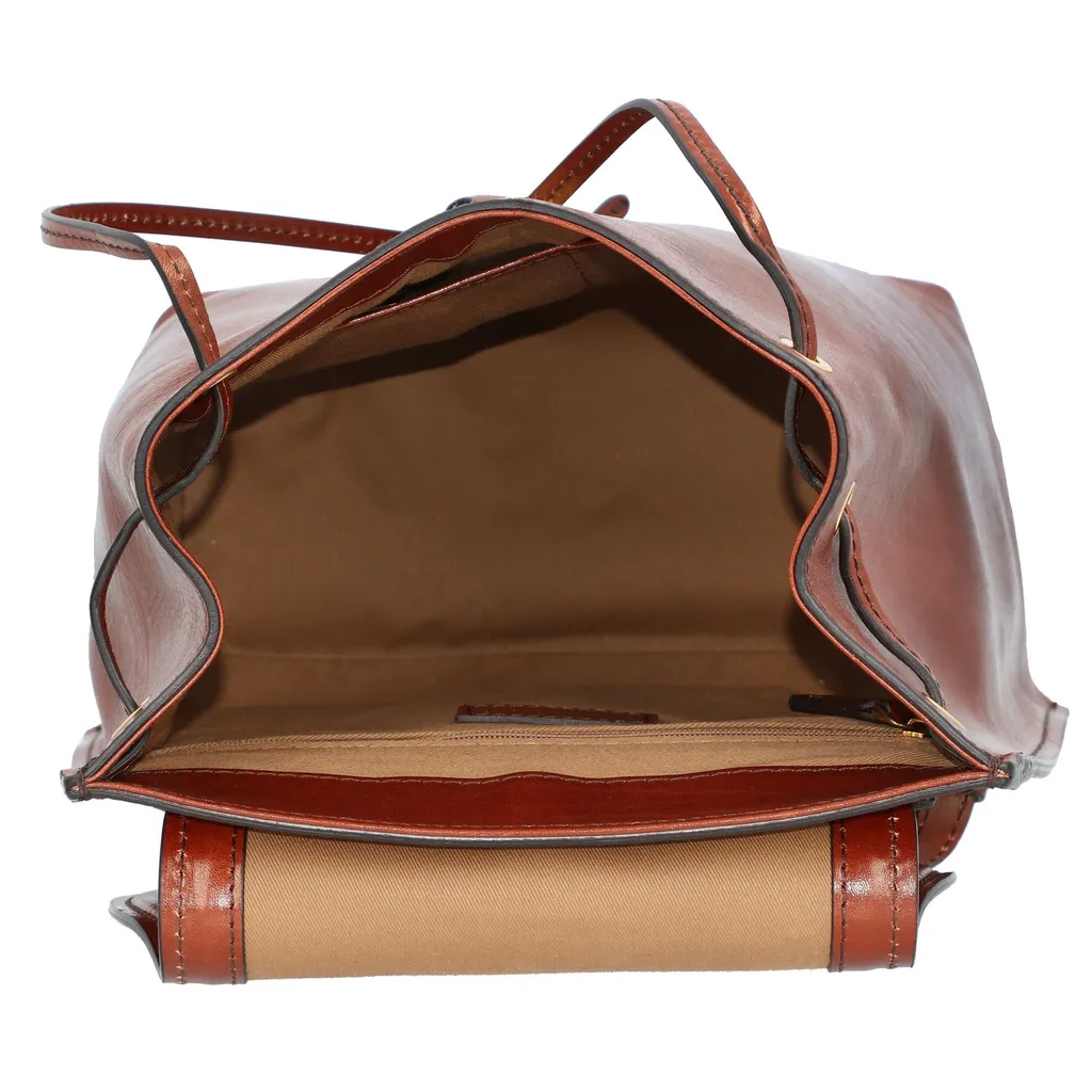 Sac à dos The Bridge Panzani marron idéal pour le bureau et sorties - 8