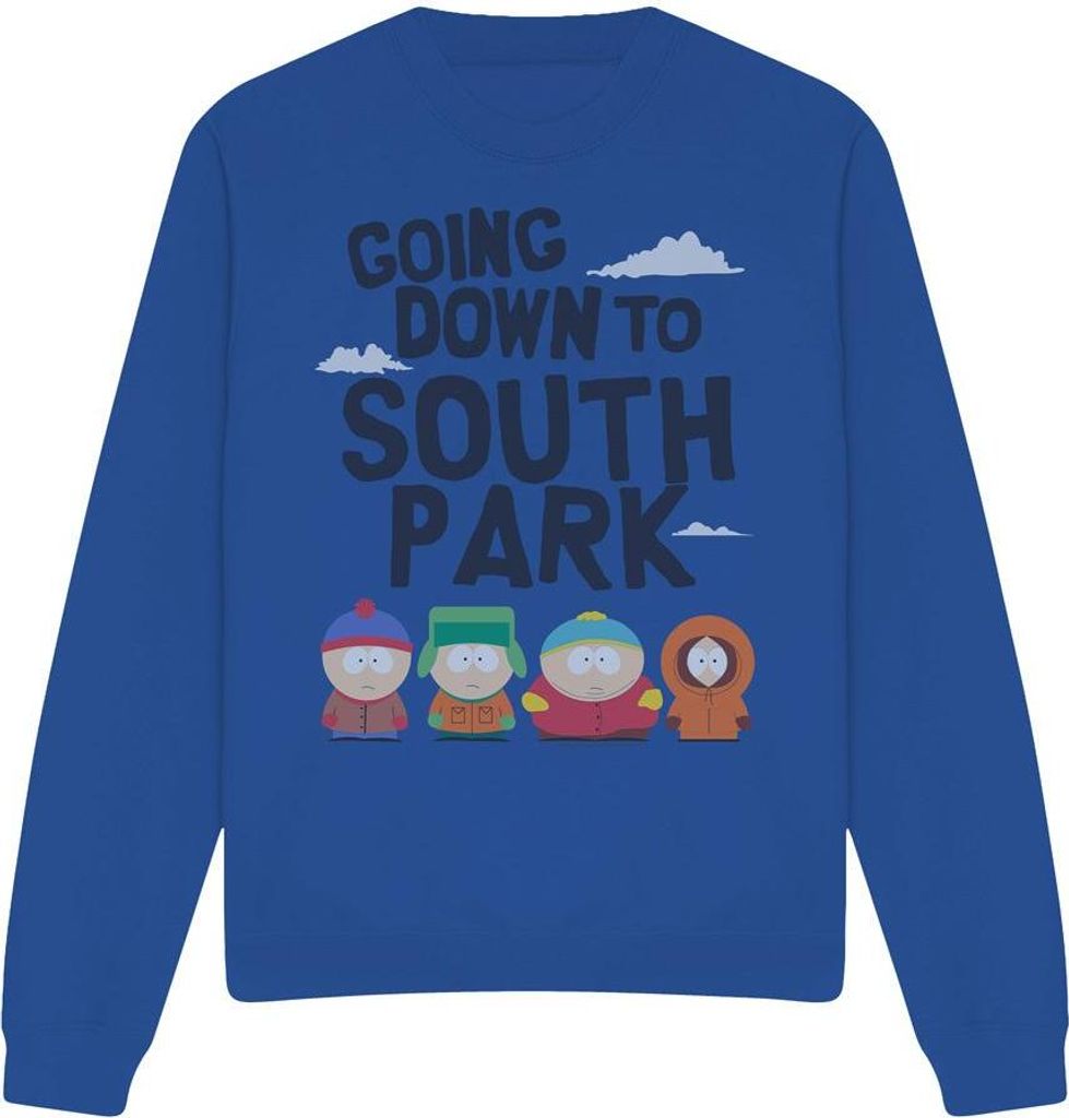 South Park - "Humble Folks" Sweatshirt für Herren/Damen Uni TV13295 (XXL) (Königsblau)