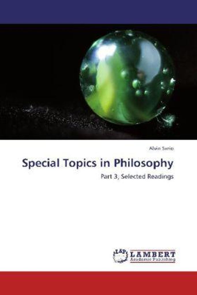 Sario, A: Special Topics in Philosophy