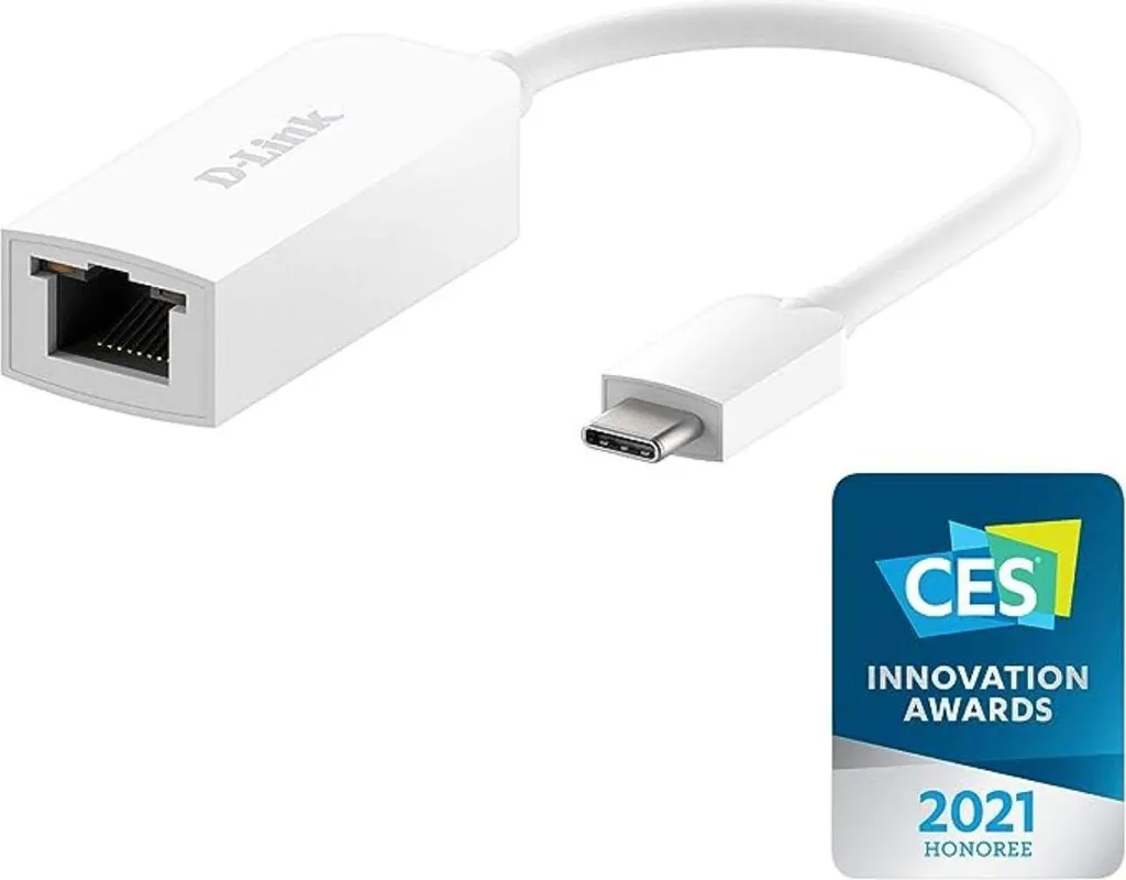 D-Link DUB-E250 Adaptateur USB-C vers Ethernet 2.5G performant et compact - 8