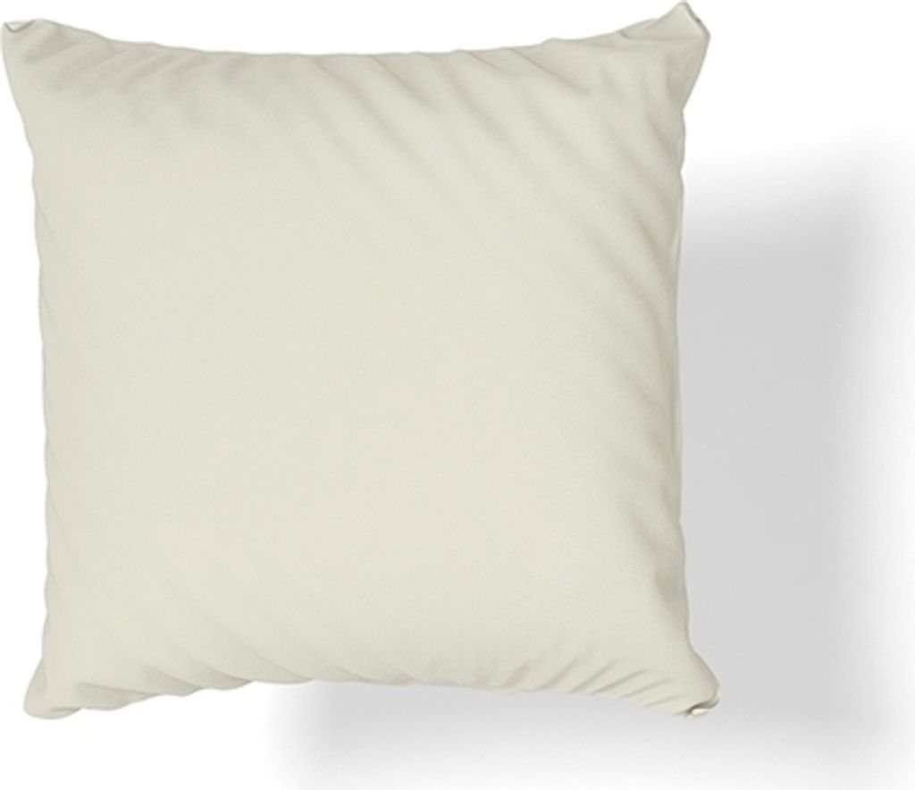 Kissenbezug 100% Baumwolle, Baumwollsatin, zum Schlafen, 40x40 Ekru