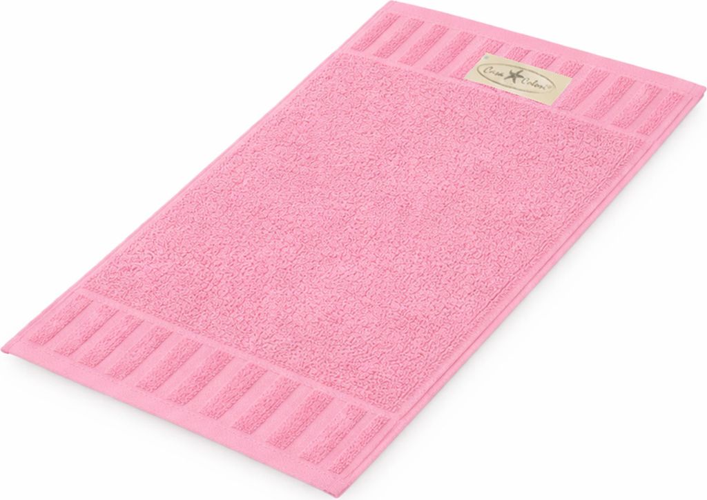 Casa Colori Frottier Gästetuch 30x50cm 30 x 50 cm altrosa Hohe Farbbrillanz, Einfache Pflege