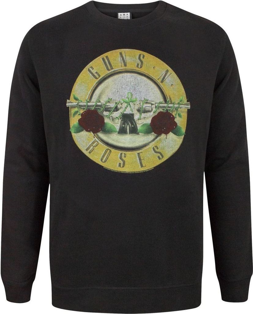 Amplified Guns N Roses Herren Sweatshirt NS4364 (XL) (Schwarz)
