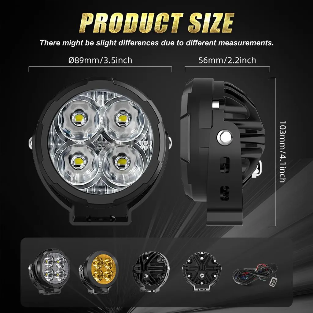 Lampe de travail LED haute efficacité à faisceau combiné 60W - 2