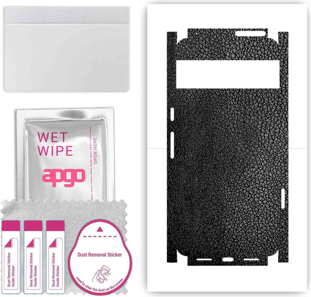 apgo Rückseite + Seiten Schutzfolie, Skin, kompatibel mit Google Pixel 8 Pro, Hinten Displayschutzfolie aus Vinylfolie, kratzfest, einfache Montag...