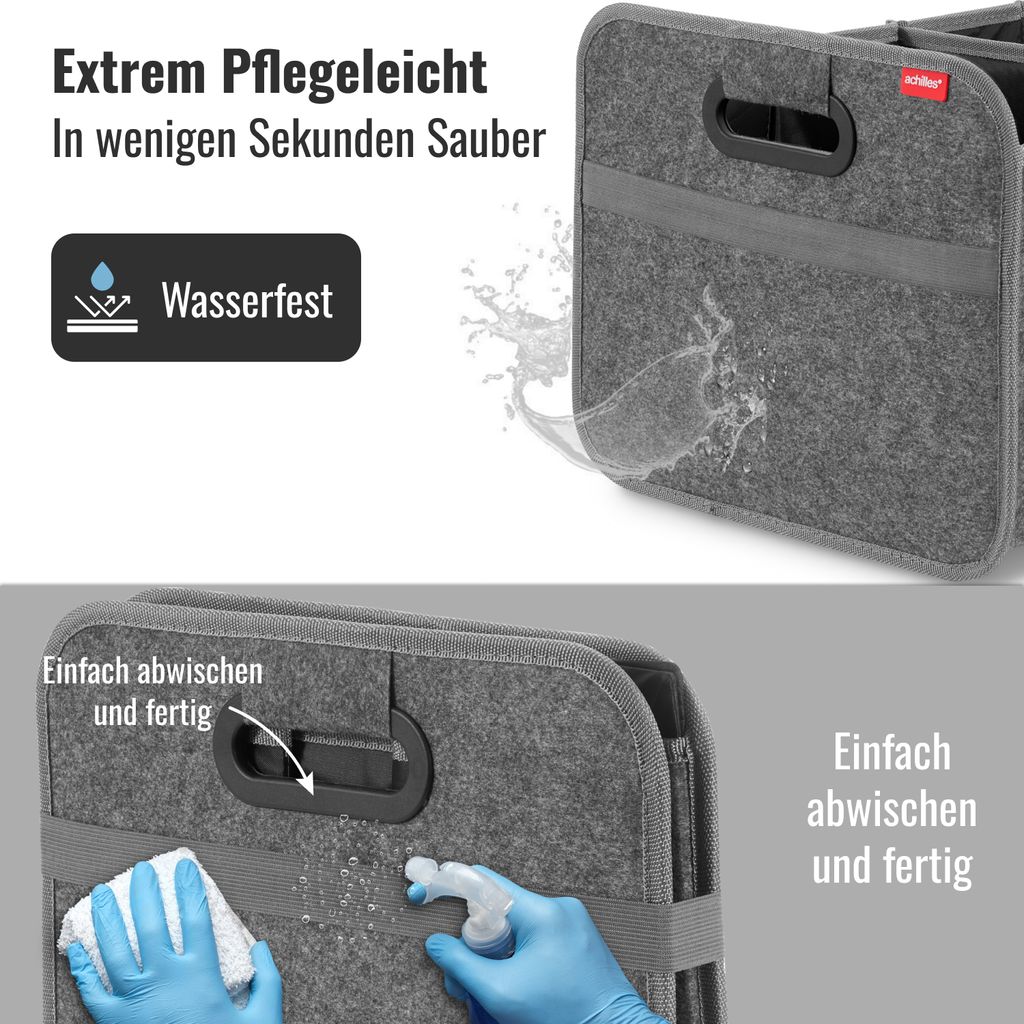 Auto Faltbox aus Filz, Kofferraumtasche, Einkaufstasche, Produktbild 6
