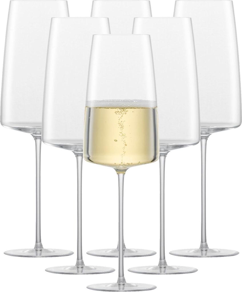 Zwiesel Glas SIMPLIFY Sektglas leicht & frisch 6er Set