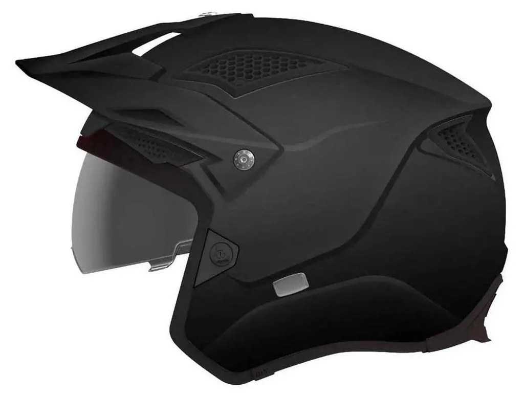 casque moto mt helmets Casque Jet Moto MT Helmets District SV S Pure Noir pour Scooter et Ville