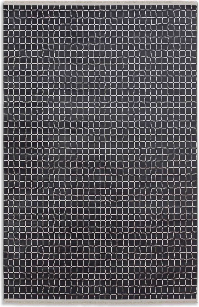 Tapis de salon anthracite 133x190 MAGIC - Ambiance cosy pour séjour