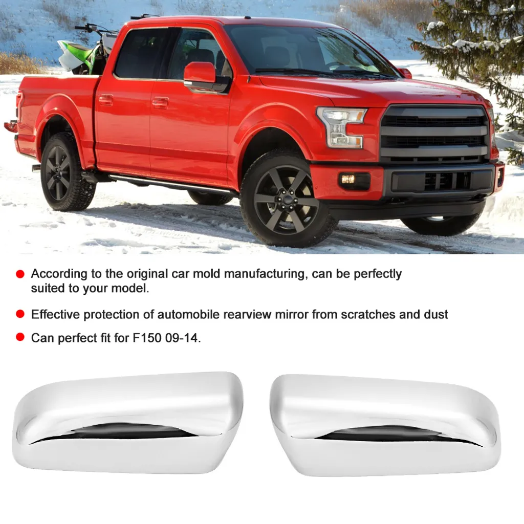 Coque de rétroviseur extérieur chromée pour personnalisation auto - 6