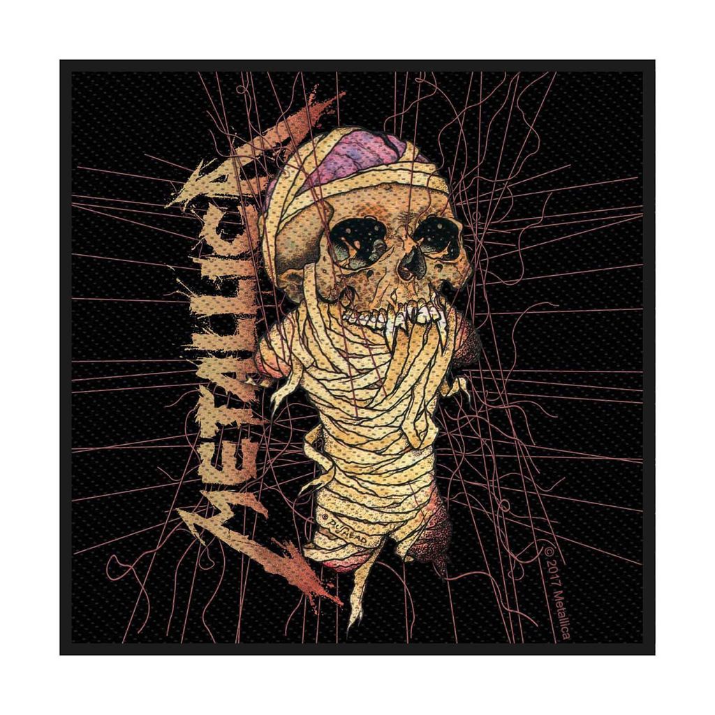 Metallica - Patch "One", gewebter Stoff RO8102 (Einheitsgröße) (Schwarz/Beige)