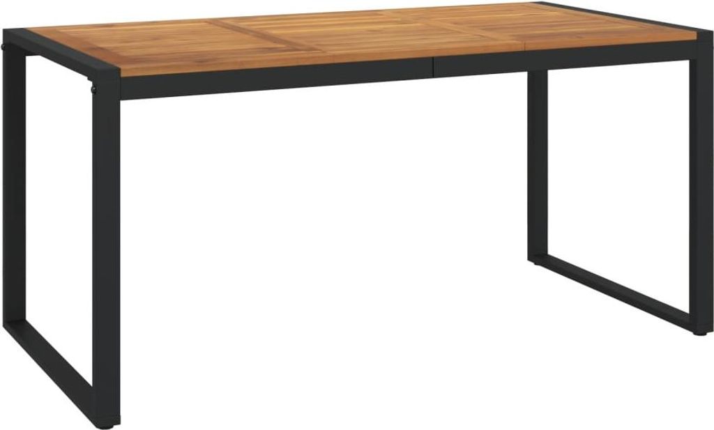 vidaXL Záhradný stôl s nohami v tvare U 160x80x75 cm Obrázok produktu 