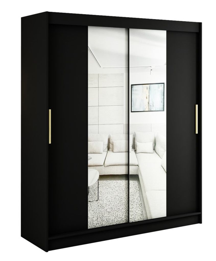 Design Kleiderschrank Mit Viel Stauraum In Weiß Mi Produktbild-Vorschau 4