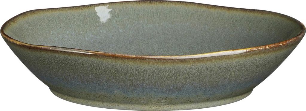 Mica Decorations Schale Racco stoneware 6 x 28 cm grün