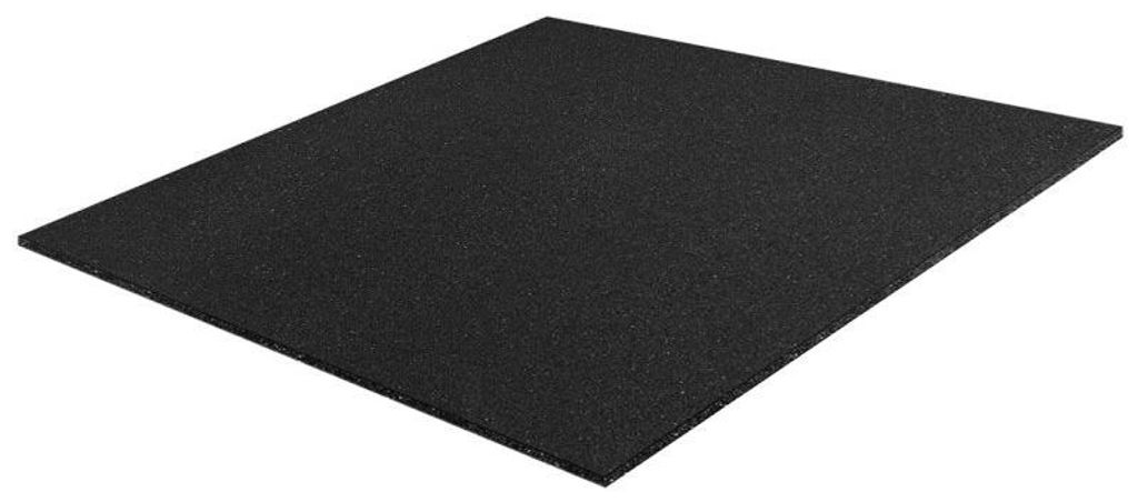 Fitnessboden GYM - SBR Sedco 100x100x1,5 cm schwarz