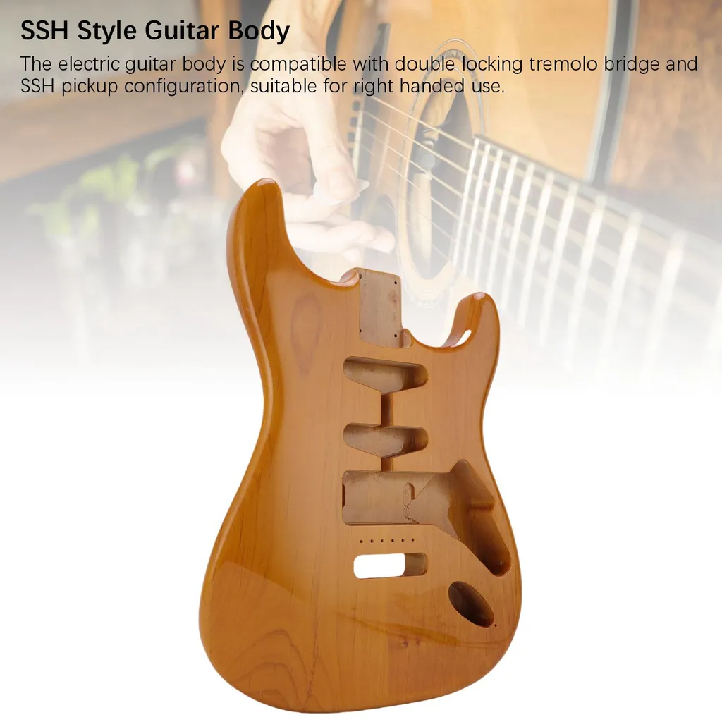 Corps de Guitare pour Projet de Lutherie ST - Configuration Micros SSH - 18