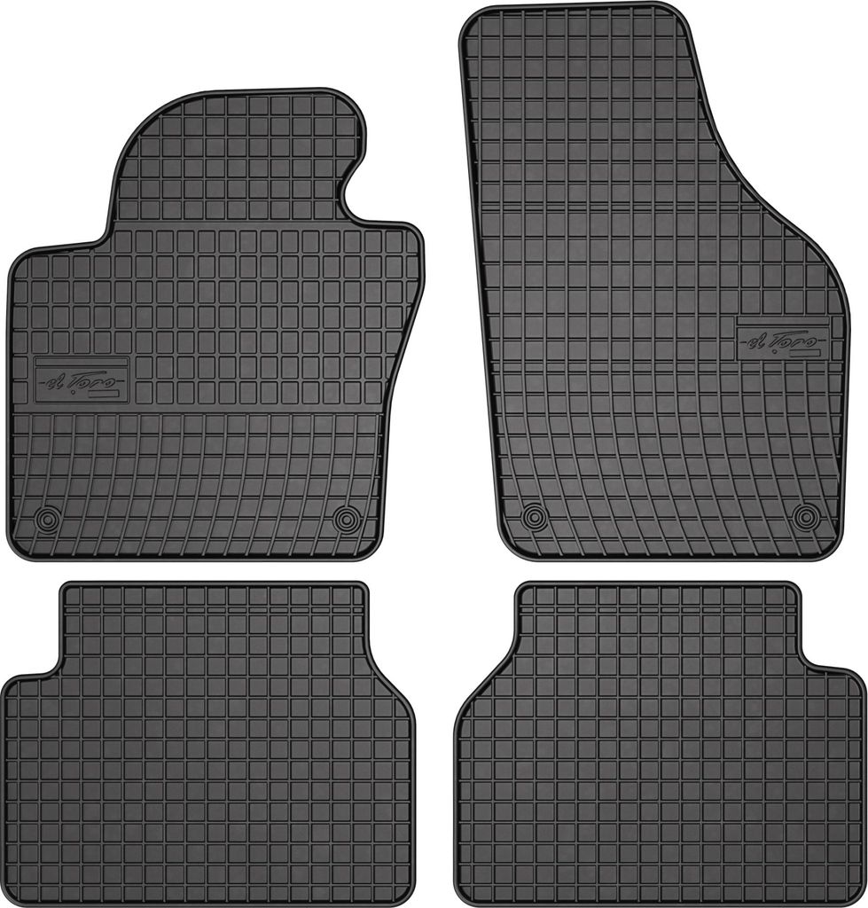 FROGUM Gummimatten Autofussmatten für Volkswagen Tiguan I 2007-2016