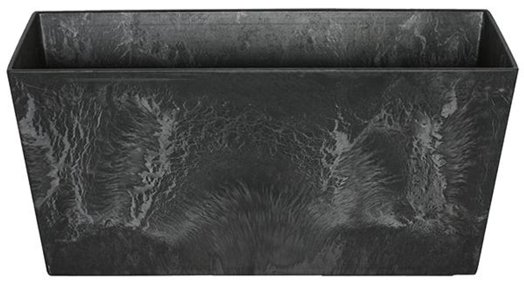 Artstone Balkonkasten Ella - Schwarz - 37 cm Produktbild 