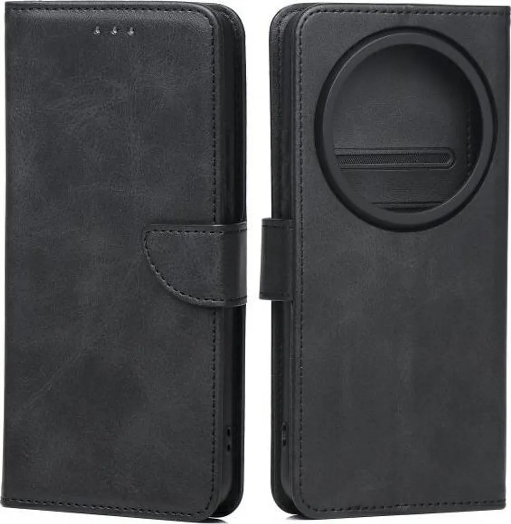 Elegante Custodia a Portafoglio Marv per Xiaomi 15 Ultra Nero