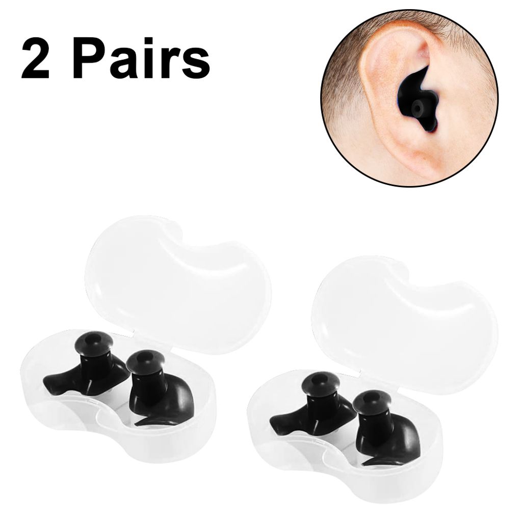 Silikon Ohrenstöpsel Stöpsel Ear 2 Stück Plugs Schwimmen 