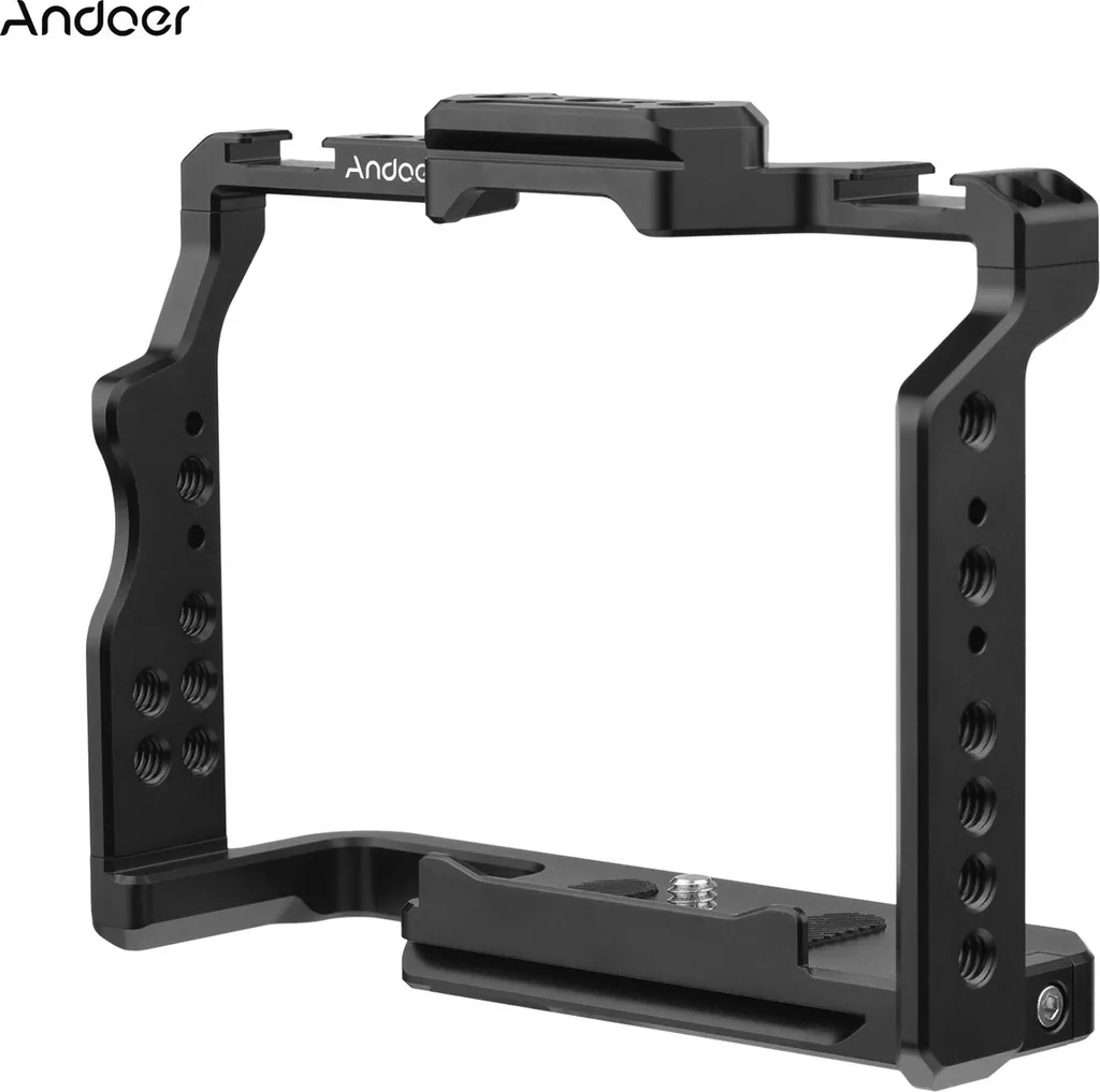 Cage de caméra vidéo en aluminium avec double support griffe - 4