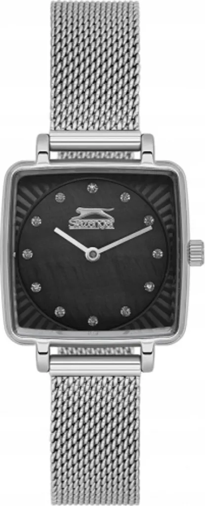 Montre élégante femme Slazenger argent, idée cadeau tendance