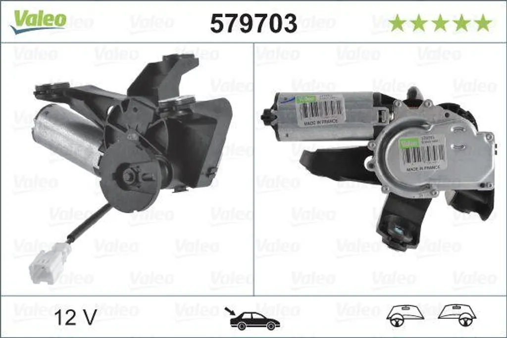 Moteur essuie-glace C5 en panne ? Solution Valeo 579703 OE 6405K1