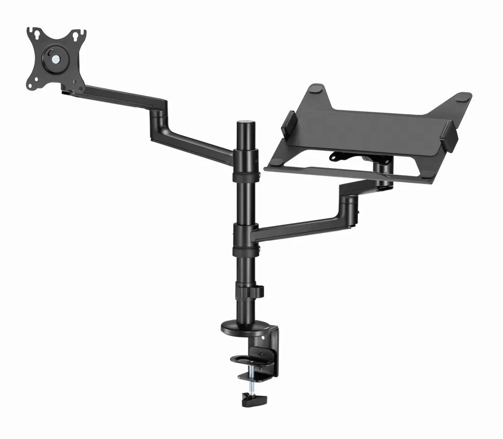 Support Écran 32" et PC Portable Ajustable Charge 8kg Gembird MA-DA-04