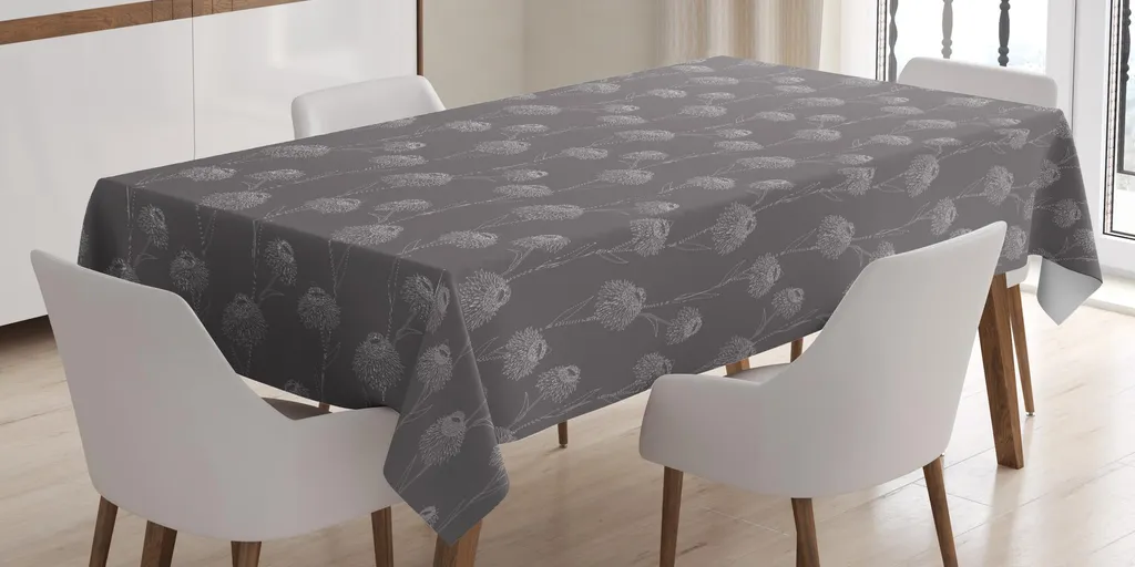 Offerta Tovaglia ABAKUHAUS 140x170 - Color Tortora Fiori Giardino