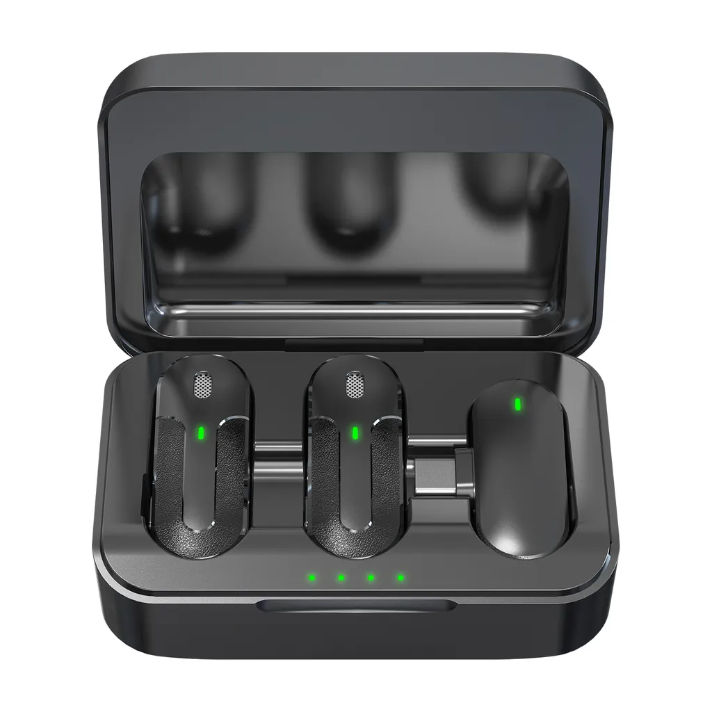 Microfono Lavalier Wireless Professionale Clip per TikTok e Live Stream - 7