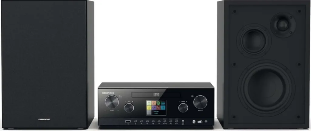Grundig CMS 5000 BT DAB+WEB Chaîne Hi-Fi Micro Système Audio Premium