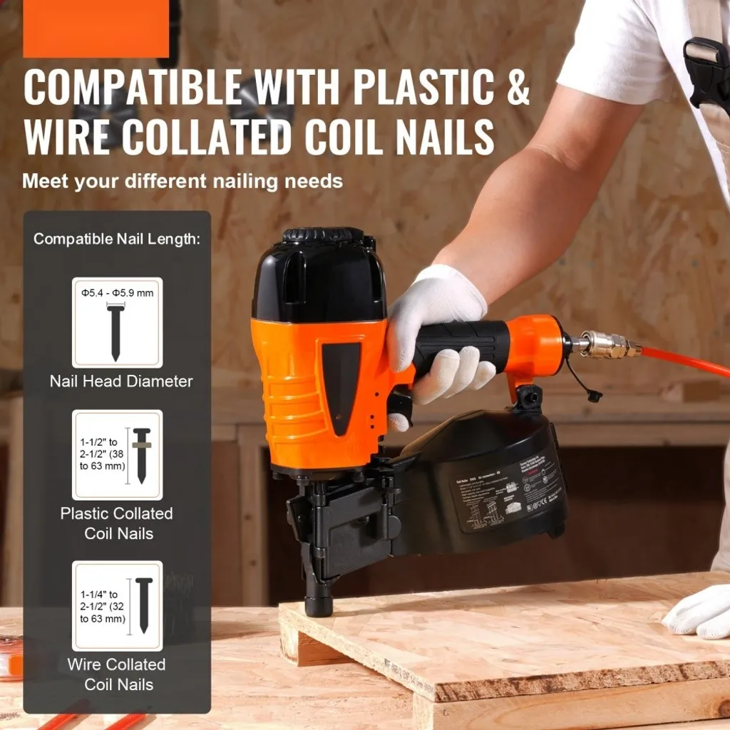 Cloueur pneumatique CN65 pour clous de 32 à 63 mm - Haute Performance
