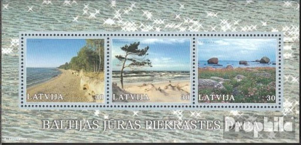 Briefmarken Lettland 2001 Mi Block15 (kompl.Ausg.) postfrisch Ostsee