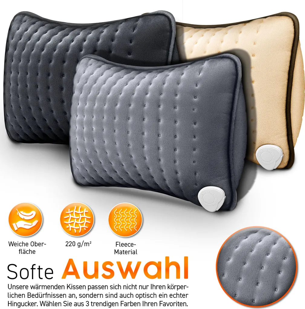 Dites adieu aux tensions avec ce coussin chauffant électrique dos et nuque