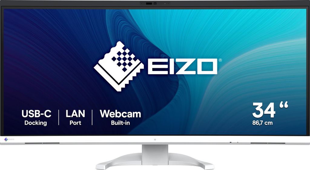 EIZO FlexScan EV3450XC-WT, 86,6 cm (34.1"), 3440 x 1440 Pixel, UltraWide Quad HD, LED, 5 ms, Weiß