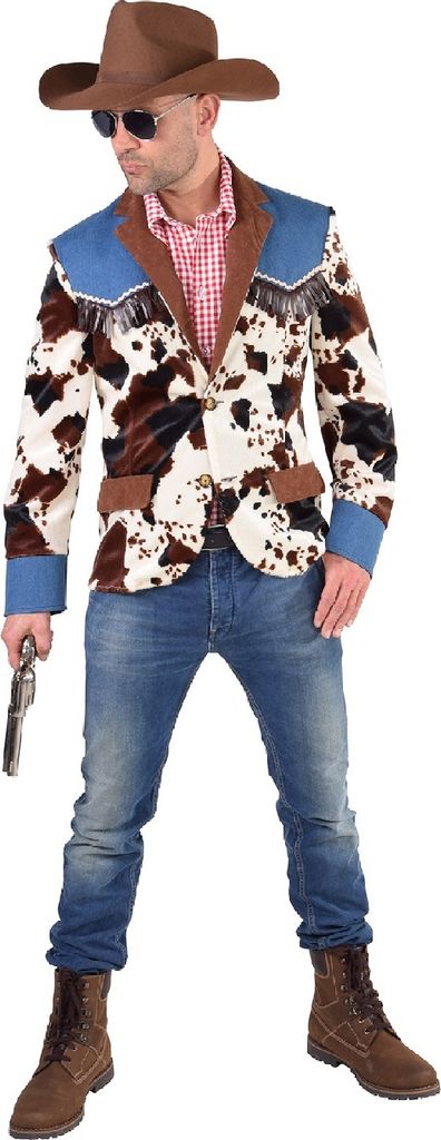 M217222-XS Herren Cowboy Jacke Jackett Kostüm Gr.XS